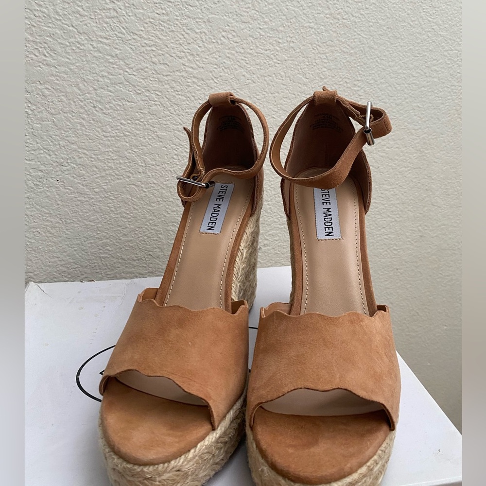 Steve Madden Wedge Espradille Sandals 8.5 BranNew In Box